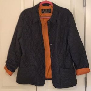 Barbour navy jacket
